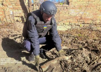 Мешканці Бучанщини знайшли небезпечну міну “НОНА”