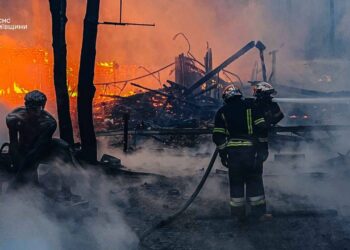 На Обухівщині горів заміський ресторанний комплекс