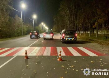 На пішохідному переході у Броварах збили велосипедиста (ФОТО)