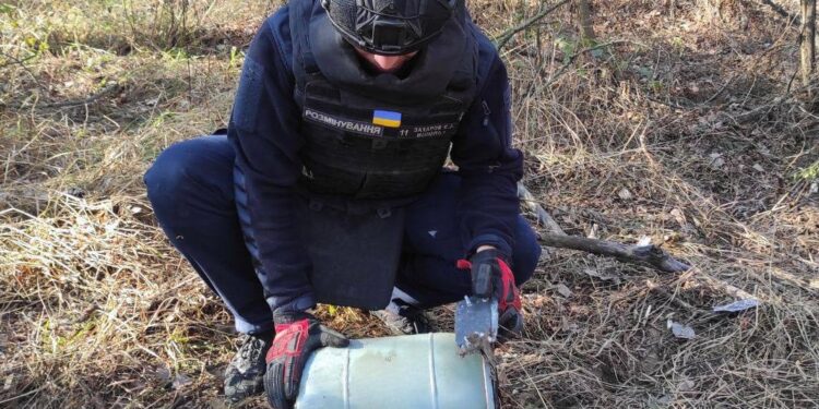 Піротехніки ДСНС вилучили на Київщині елементи збитих російських дронів