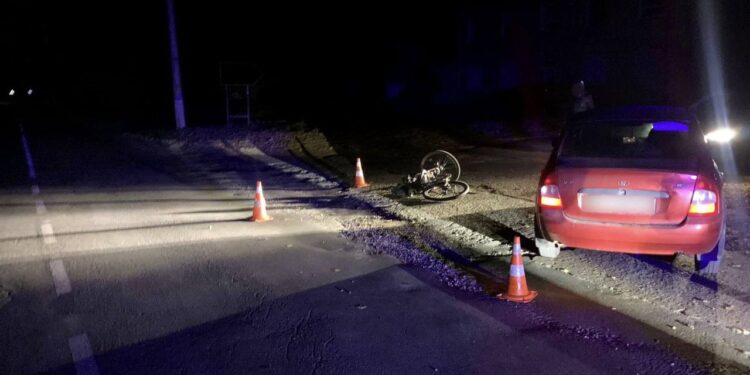 ДТП у Переяславі: водій легковика збив велосипедиста