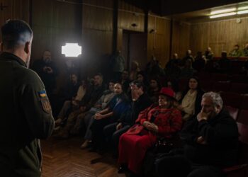 На Київщині відкрили кінопростір для військових, які проходять реабілітацію