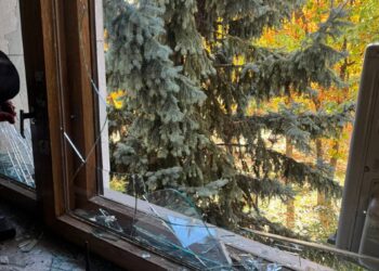 Шахед пошкодив Інститут журналістики КНУ ім. Шевченка | ПРО ГОЛОВНЕ