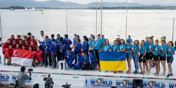 Спортсмени з Київщини вибороли три золота та бронзу на чемпіонаті світу з веслування