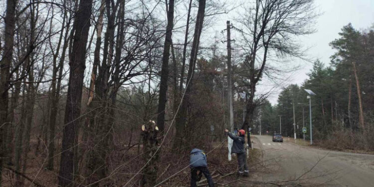 На Київщині енергетики ДТЕК відновили електропостачання для майже 7 тисяч родин у грудні