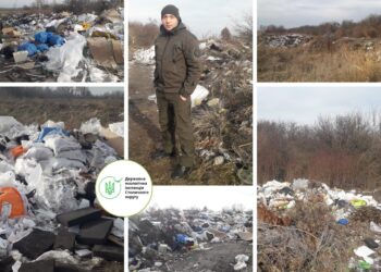 Неподалік Обухова виявили величезне сміттєзвалище