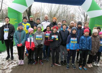 “Новорічні старти”: у Броварах відбулися змагання з лижних гонок