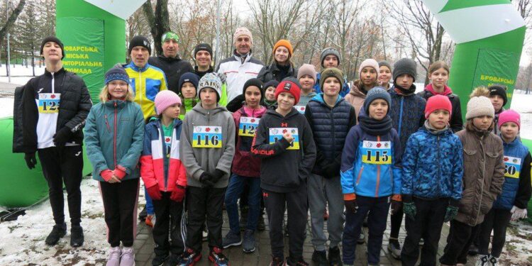 “Новорічні старти”: у Броварах відбулися змагання з лижних гонок