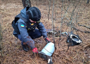 Сапери вилучили бойову частину БпЛА на Київщині (ФОТО)