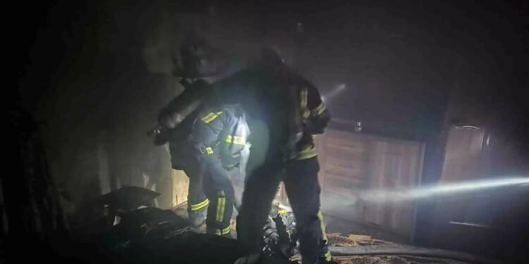 У Білій Церкві палав житловий будинок