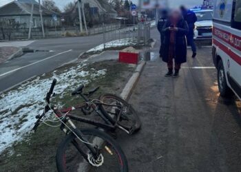 У Броварах сталася ДТП за участі велосипедиста
