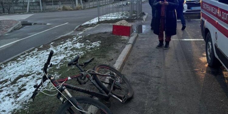 У Броварах сталася ДТП за участі велосипедиста