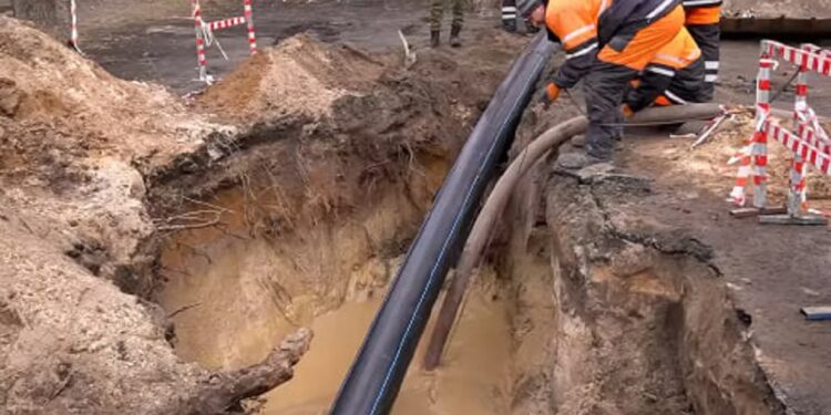 В Ірпінській громаді триває заміна старих водопровідних мереж