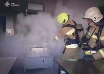 На території навчального закладу у Білій Церкві сталося загоряння