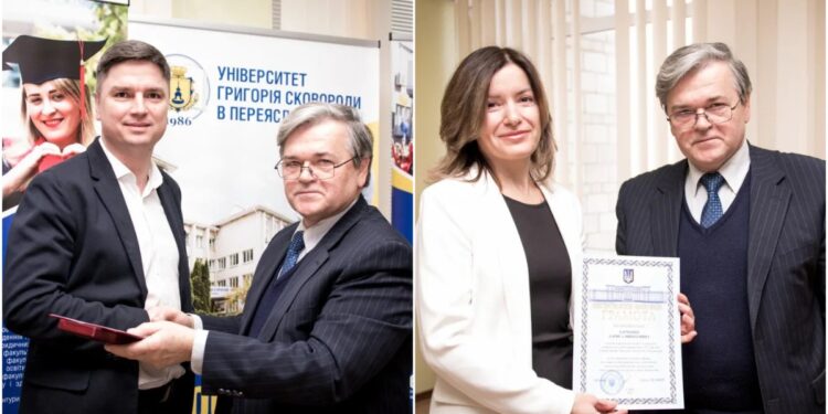 Співробітники університету Переяслава отримали відзнаки від Міносвіти за професіоналізм