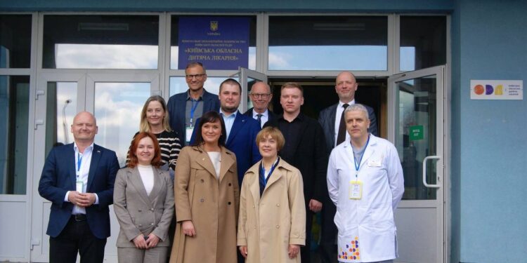 Делегація з Данії відвідала Київську обласну дитячу лікарню