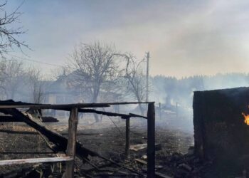 На Бучанщині через спалювання трави згоріли три будинки
