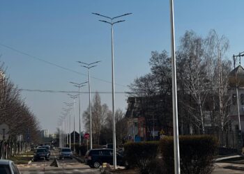 У Бучі триває модернізація вуличного освітлення