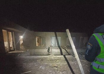 У поліції Київщини показали наслідки обстрілу “Шахедами” (ФОТО)