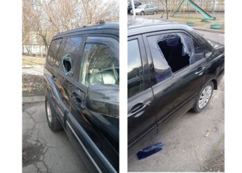 Вандалізм у Білій Церкві: пошкоджено редакційний автомобіль та автомобіль ЗСУ (ФОТО)