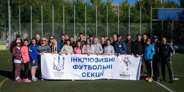 На Білоцерківщині реалізовують дитячий проєкт “Інклюзивні футбольні секції”