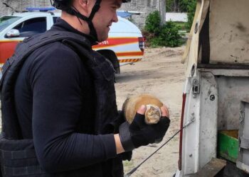 На Київщині комунальники знайшли мінометну міну “НОНА”