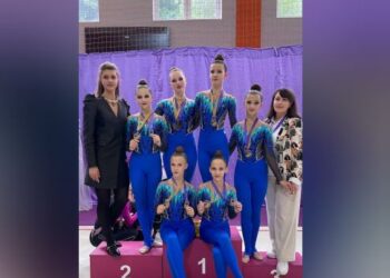 Бучанські спортсменки здобули бронзу на Чемпіонаті України з естетичної групової гімнастики