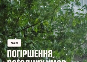 Знову дощі та грози: на Київщині оголошений І рівень небезпеки (жовтий)