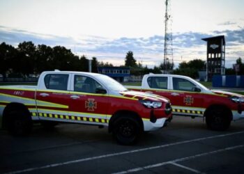 Бучанські рятувальники поповнили автопарк новим пікапом