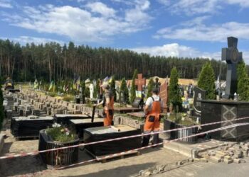 В Ірпені стартували роботи зі створення військового сектора кладовища