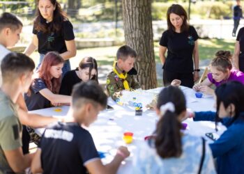 Перша леді відвідала Пластовий вишкільний центр у Бучі