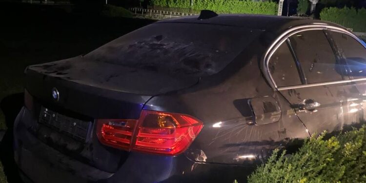 У Білій Церкві нетверезий водій на BMW в’їхав у клумбу