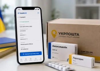 Безкоштовна доставка ліків: Укрпошта об’єдналася з Health24