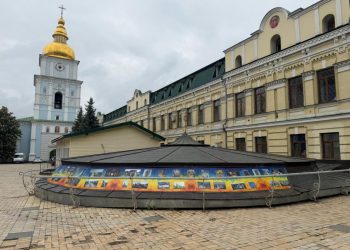 Біля Михайлівського монастиря з’явився археологічний музейний простір