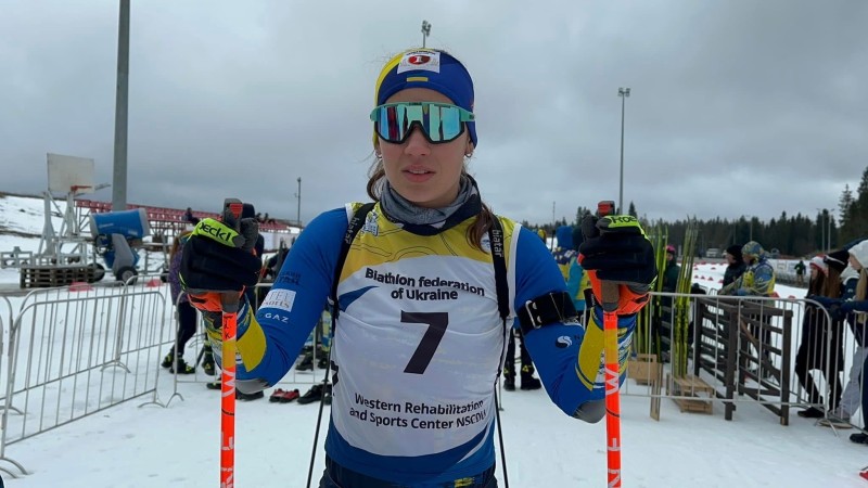 Броварчанка Лариса Кондрашова стала чемпіонкою України з біатлону в змішаній естафеті