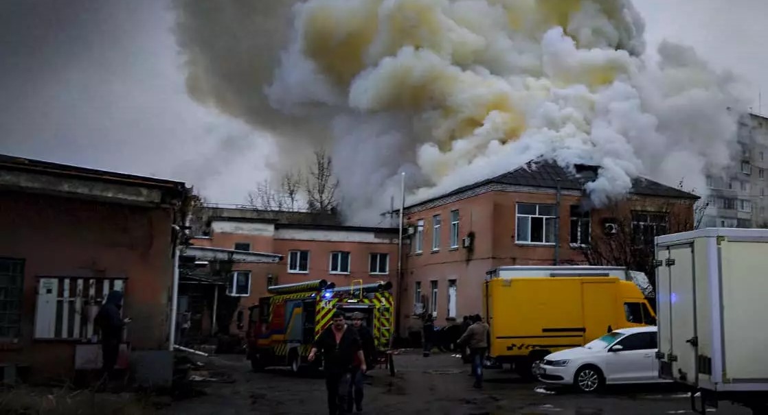 У Білій Церкві під час пожежі на підприємстві постраждав чоловік